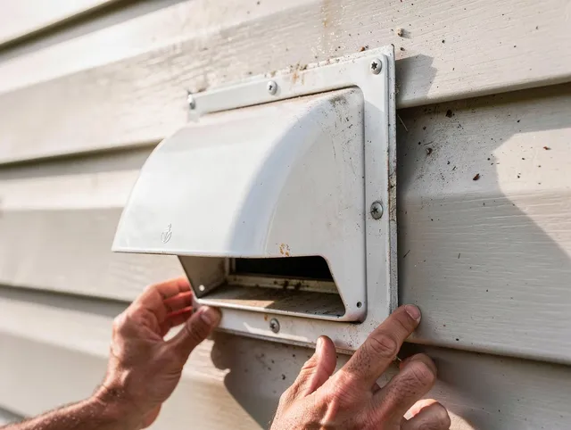 Westport Dryer Vent Cleaning technician delivering thorough residential dryer vent cleaning service in Westport